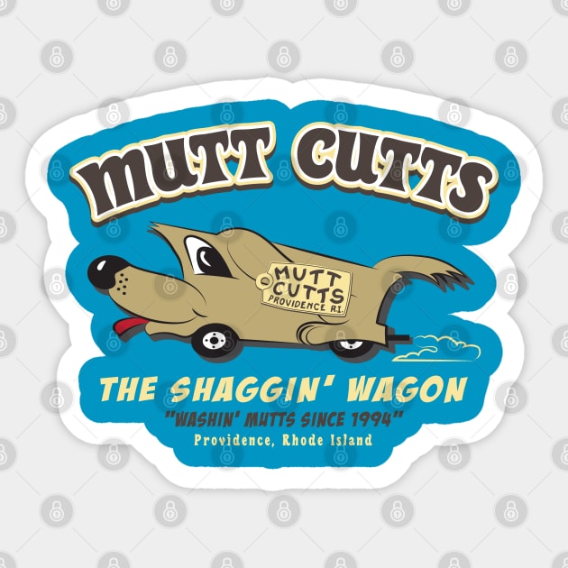 Mutt Cutts Sticker by Alema Art